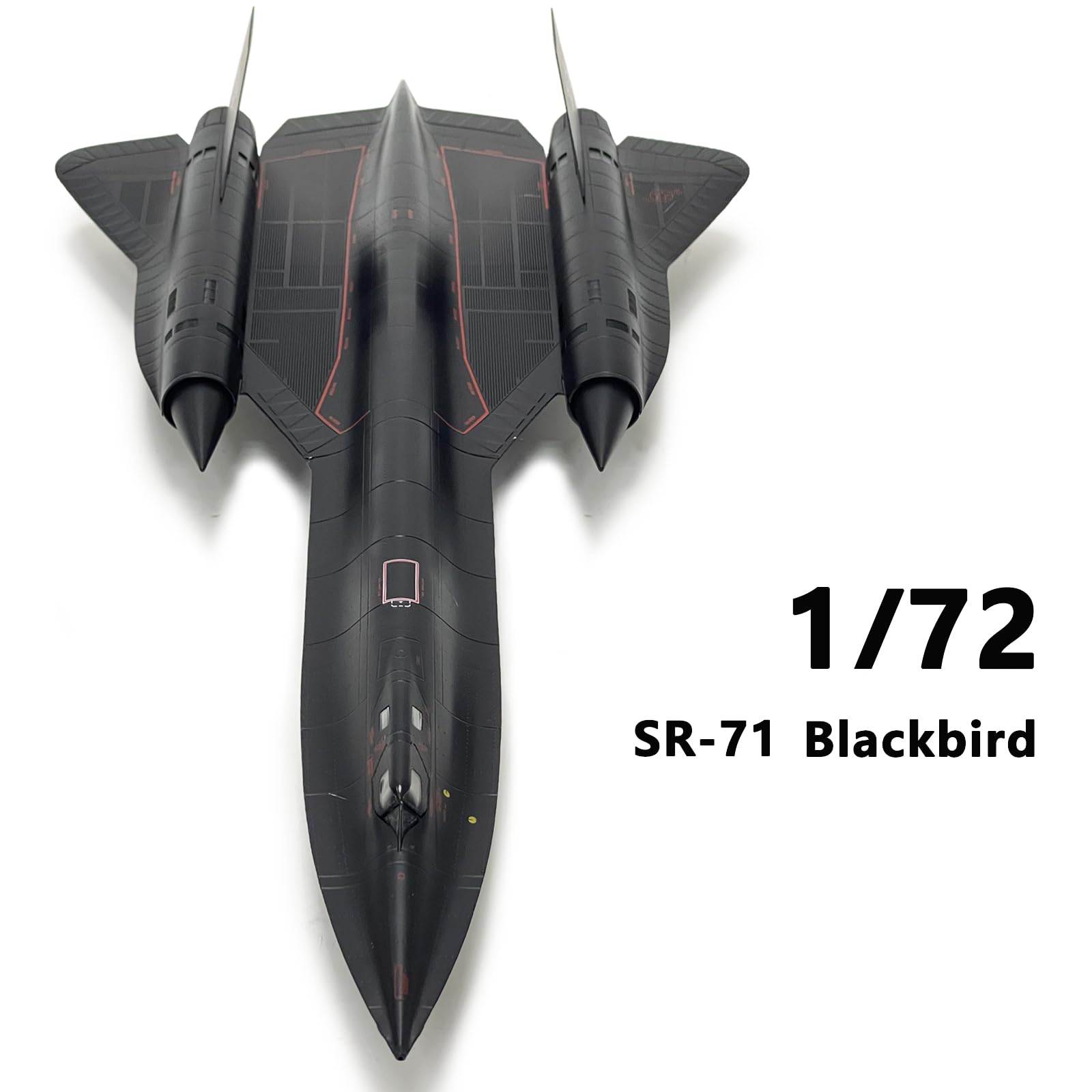 Mahfisj 1/72 Scale SR71 Model - 17.9 Inch Length - Metal Military