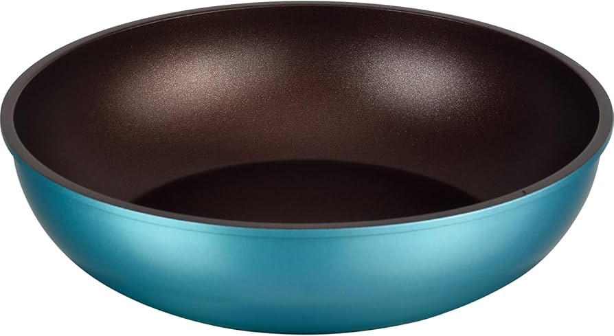 Amazon.co.jp: 和平フレイズ 深型フライパン 炒め鍋 26cm ターコイズ