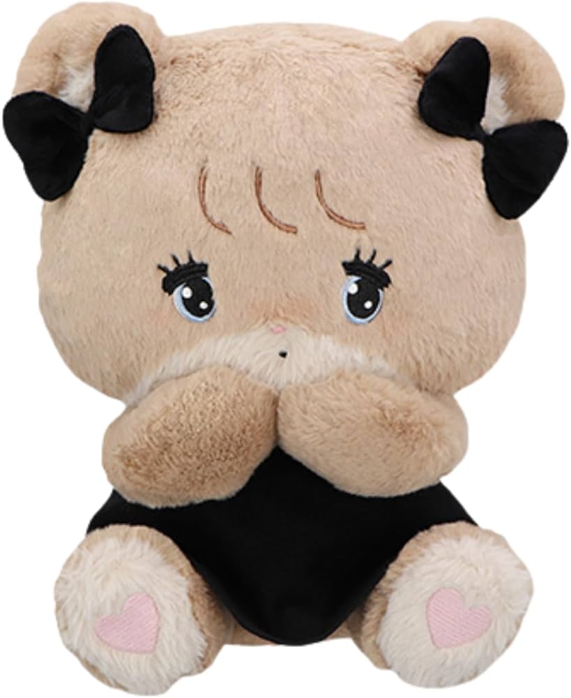 Amazon.co.jp: mikko BLACK RIBBON BIG ぬいぐるみ みっこ ブラック