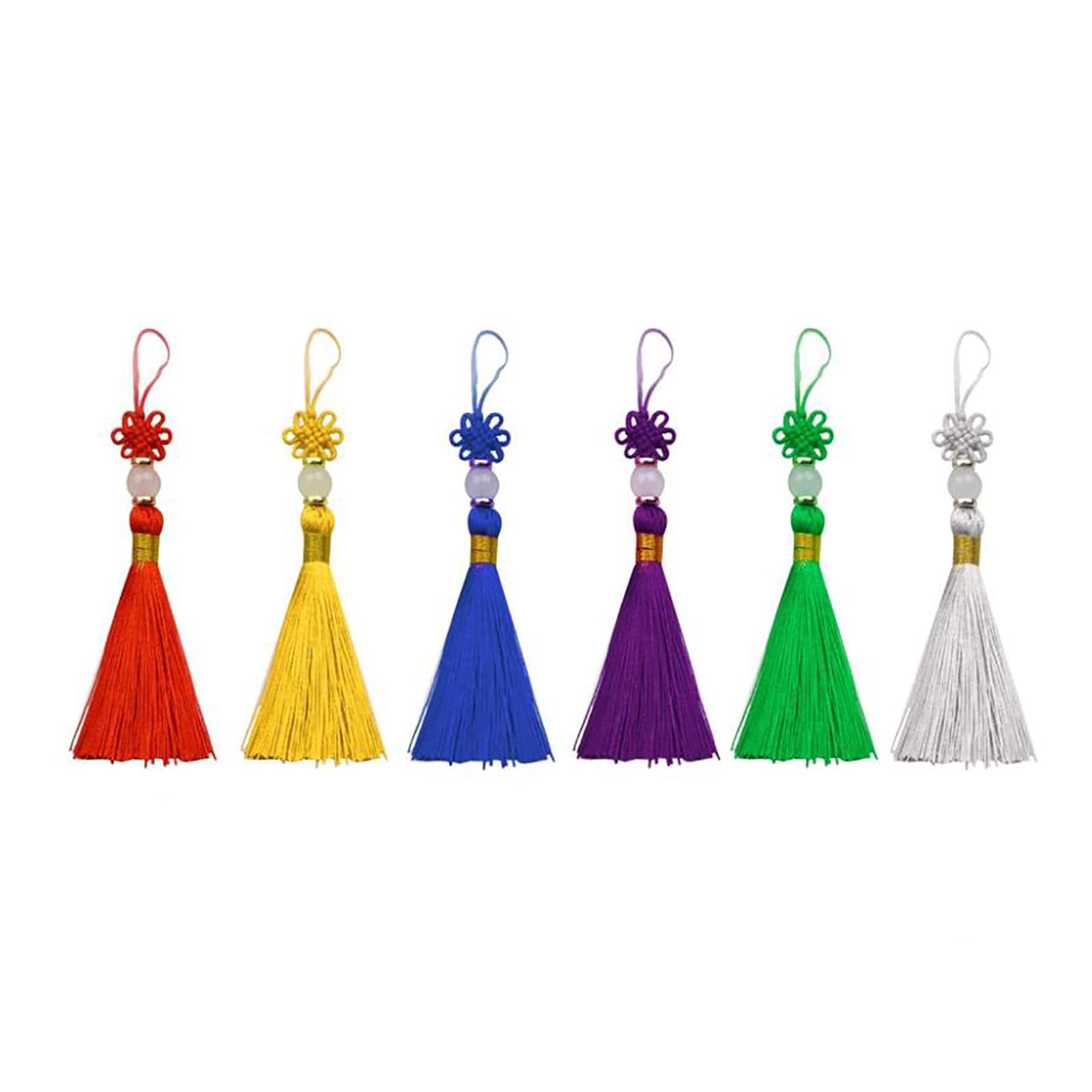 Amazon.co.jp: LIKENNY シルクタッセル タッセルチャーム 6個入 DIY