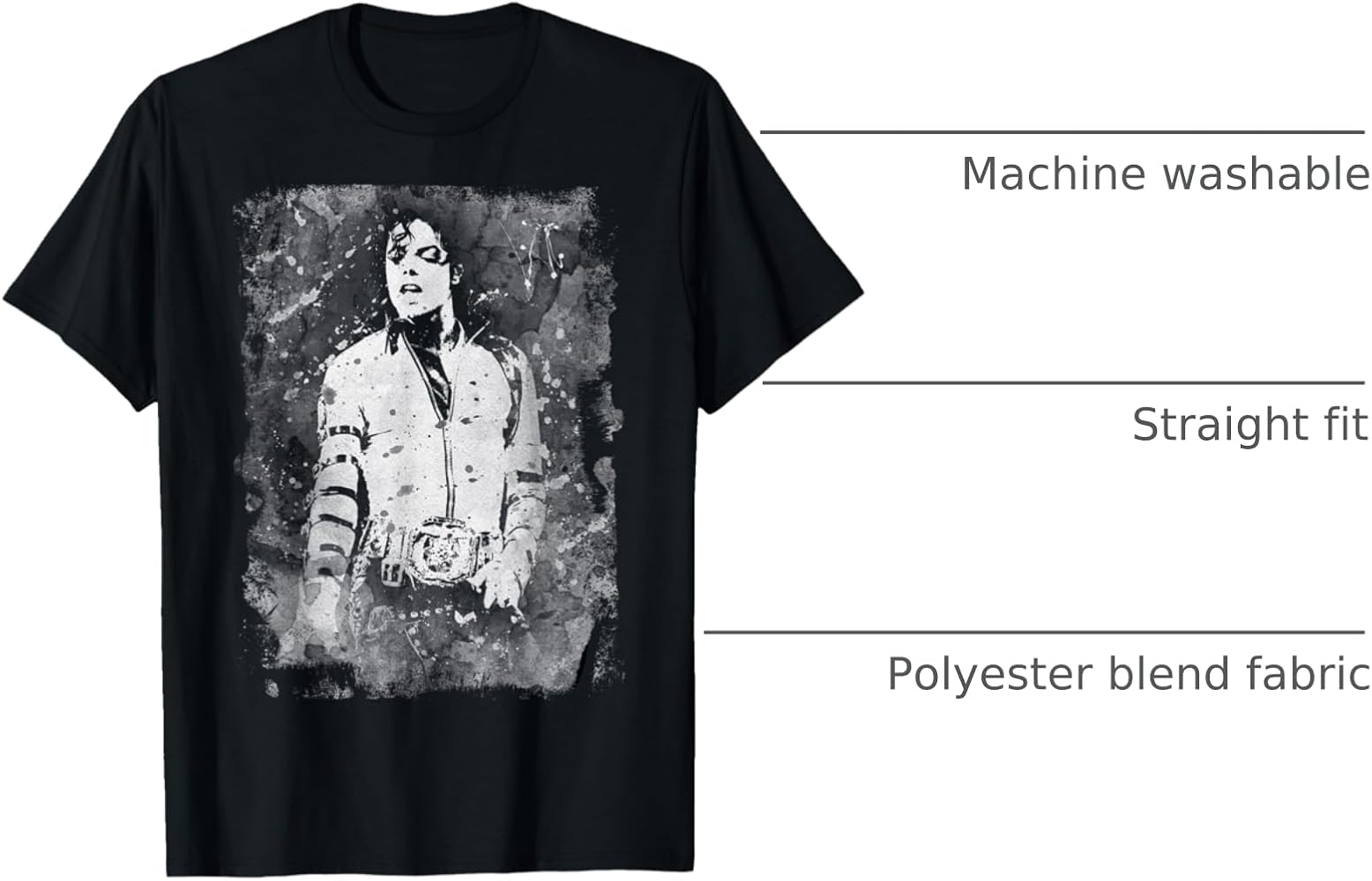 Amazon.com: Michael Jackson Bad World Tour 1988 Black and White