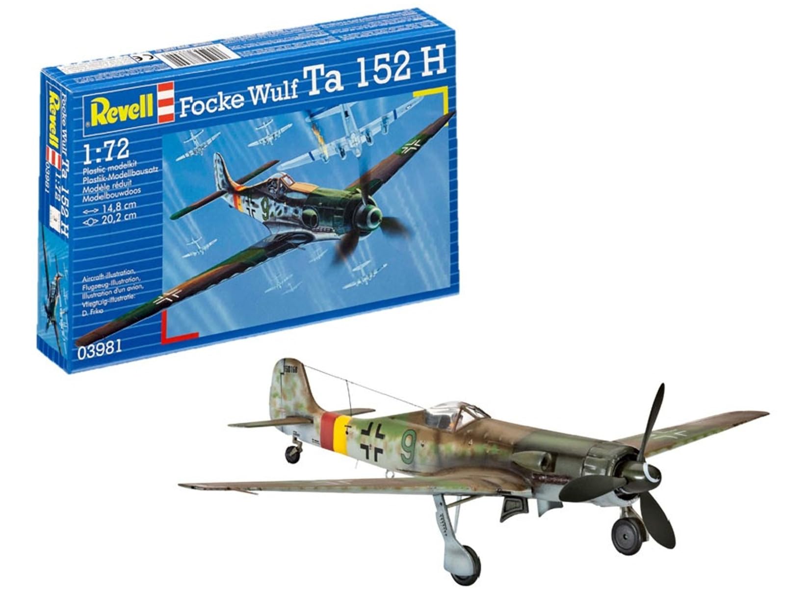 Amazon.com: Revell Germany Focke Wulf Ta 152H Model Kit : Arts