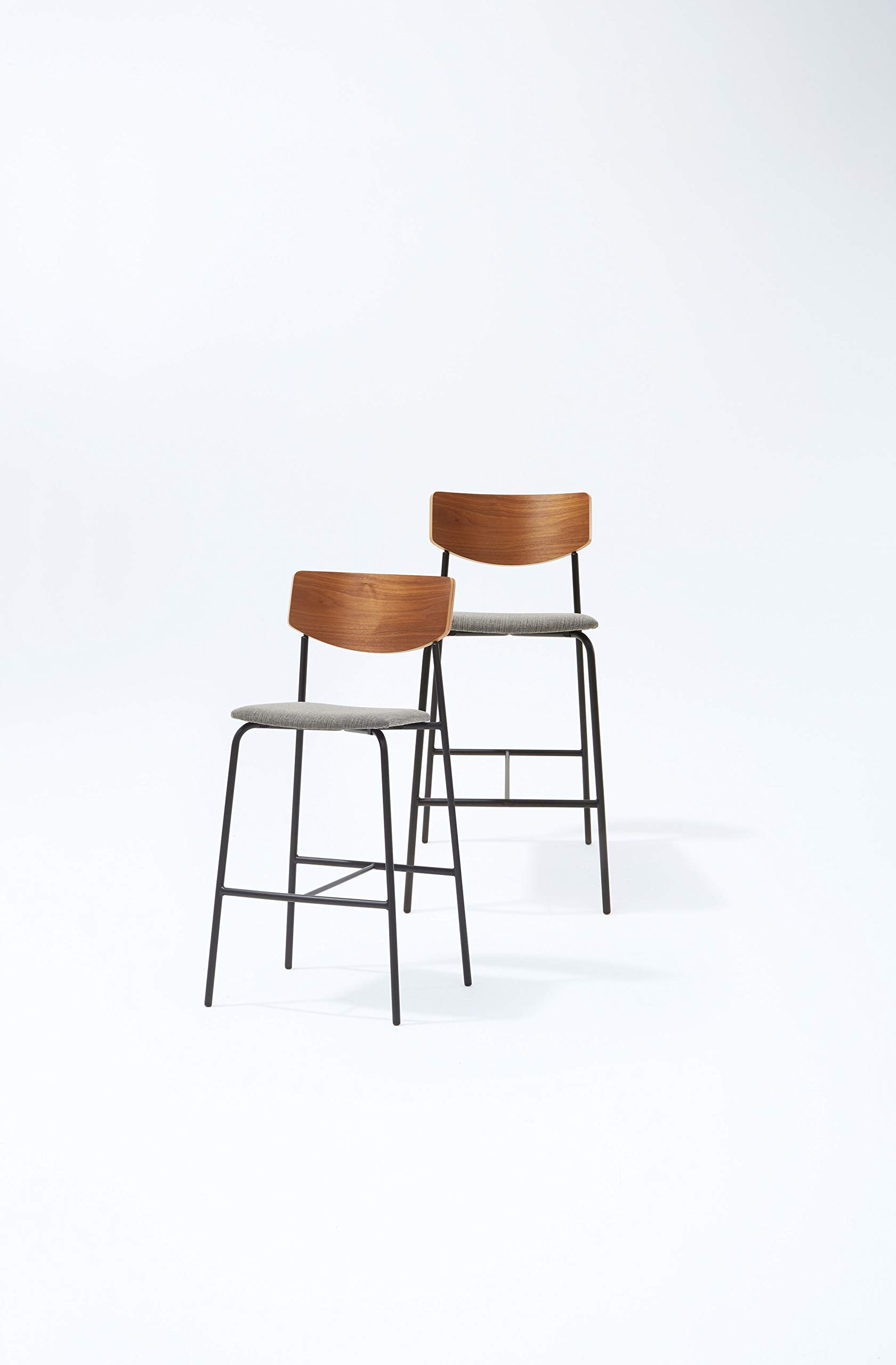 Amazon｜オリバー ダイニング ハイカウンターチェア スチール 布