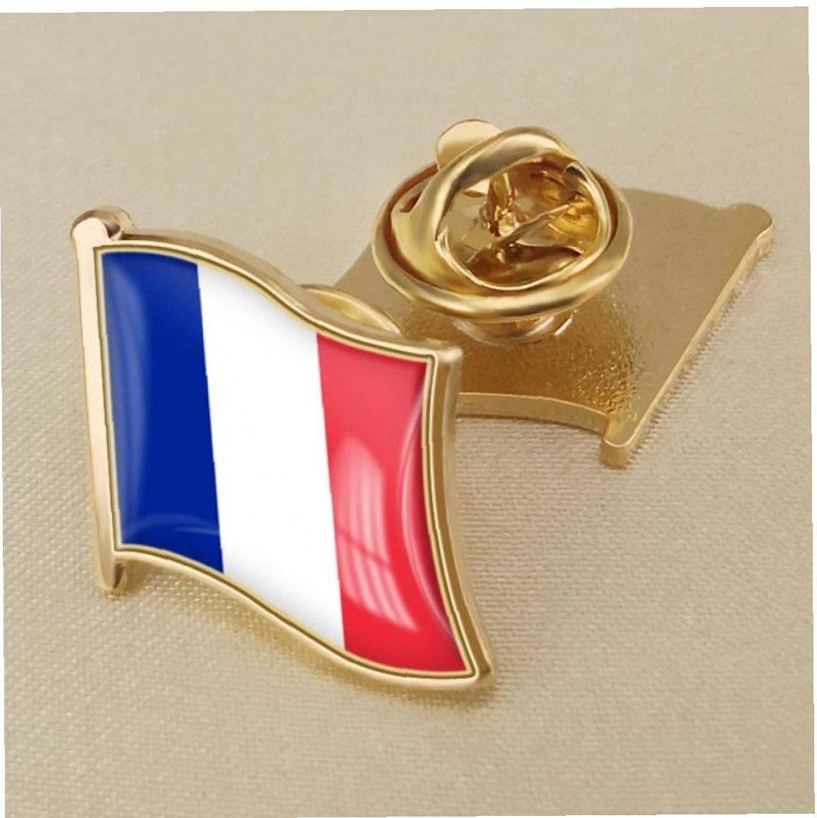 Amazon.co.jp: ピンバッジ フランス 国旗 おもしろい 徽章 合金製