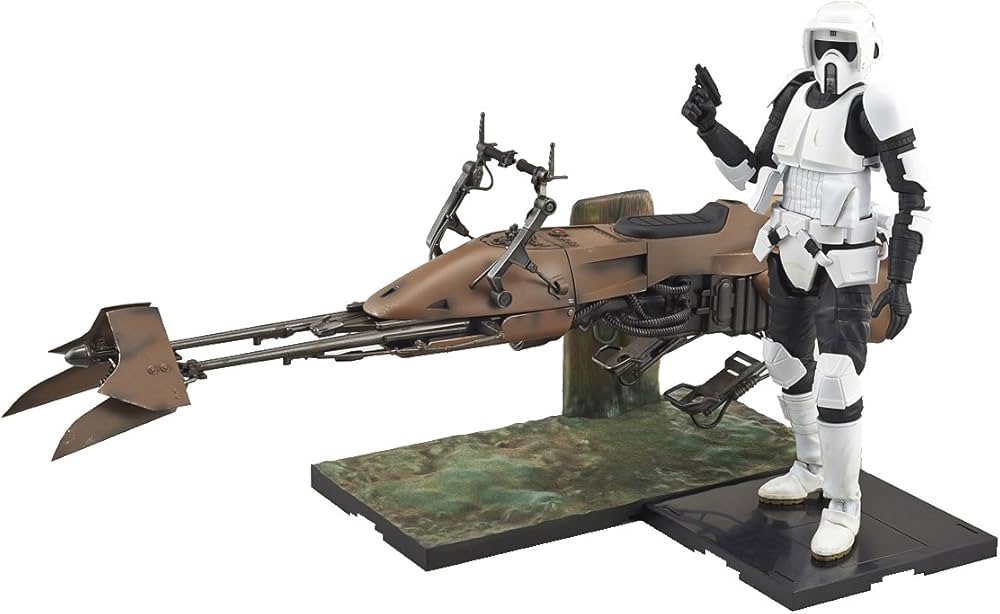 Star Wars 1/12 Scout Trooper and Speeder Bike (Giappone Import