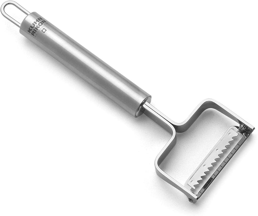 Kuhn Rikon Julienne Peeler with Blade Protector, Stainless Steel