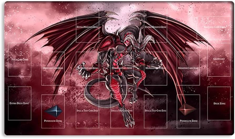 Amazon.com: New Mlikemat Playmat Red Dragon Archfiend TCG CCG OCG