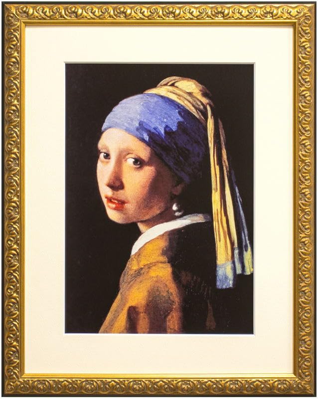 Amazon｜ヨハネス・フェルメール 「 真珠の耳飾りの少女 」 ー 青い
