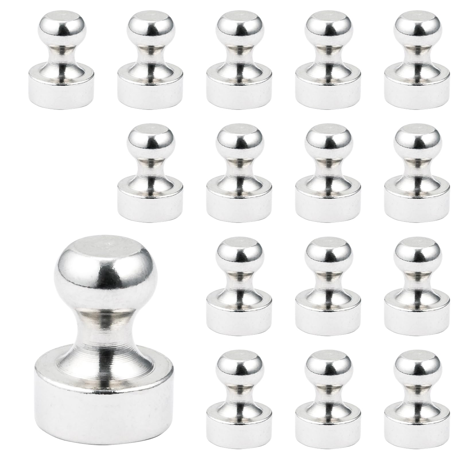 Amazon | コモライフ ネオジムマグネットピン (16個組) マグネットピン