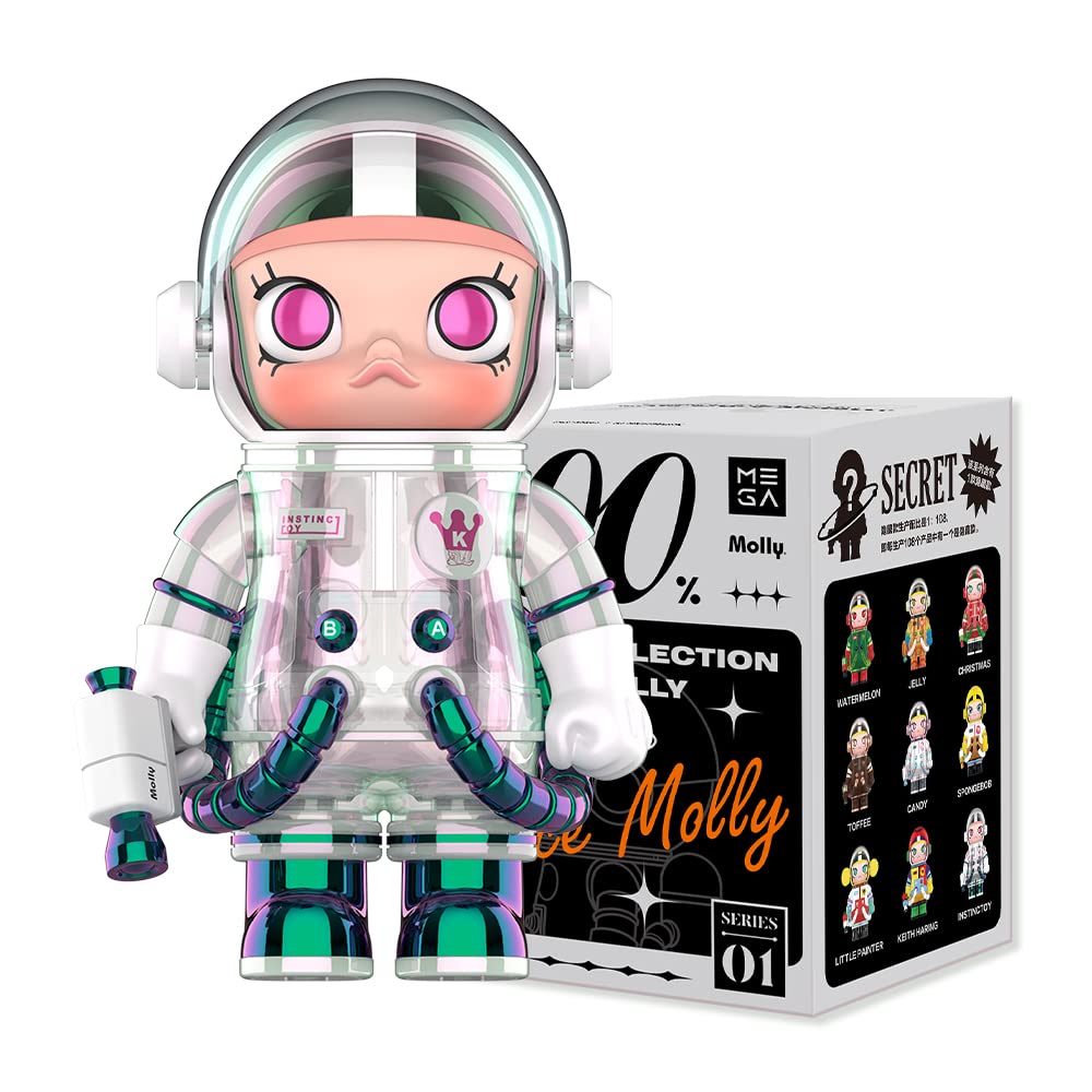 Amazon | POPMART MEGA コレクション 100％ SPACE MOLLY シリーズ 1