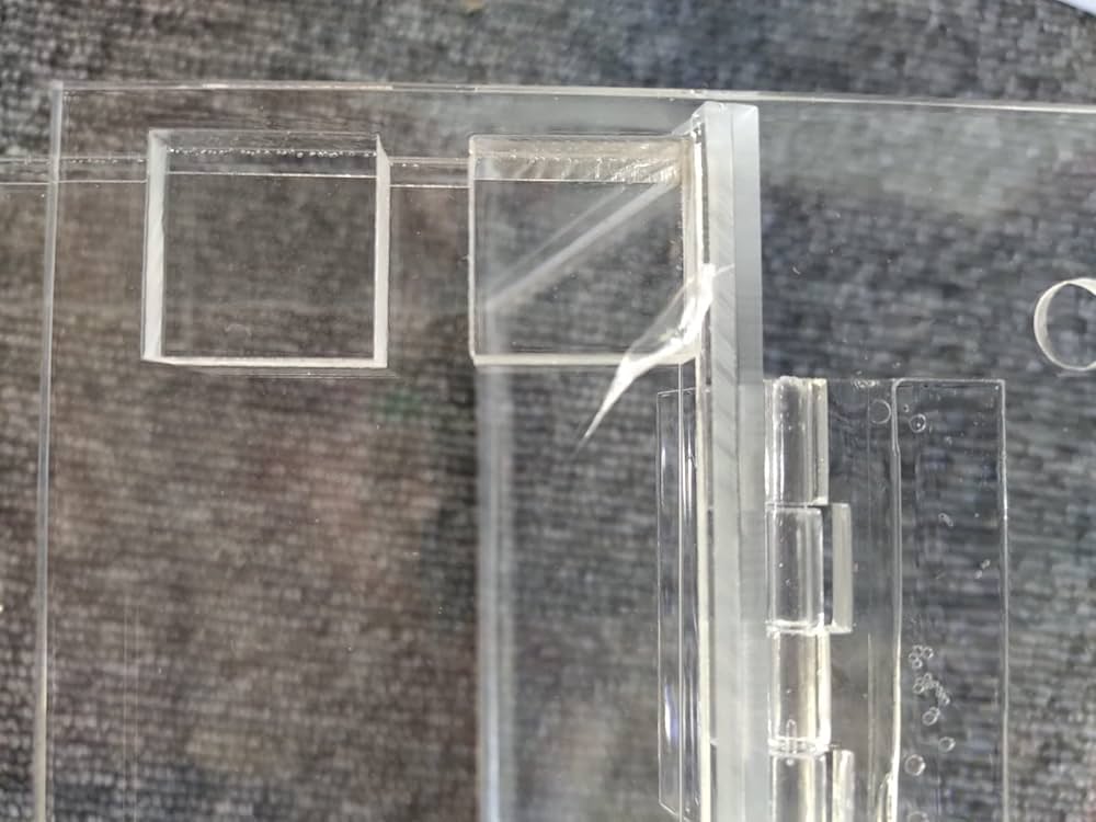 Amazon.co.jp: チラシケース 屋外用 アクリル製 W260mm 防水 クリア