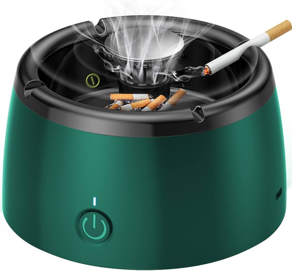 Amazon.co.jp: 灰皿 脱臭機 充電式空気清浄機 スモークレス灰皿