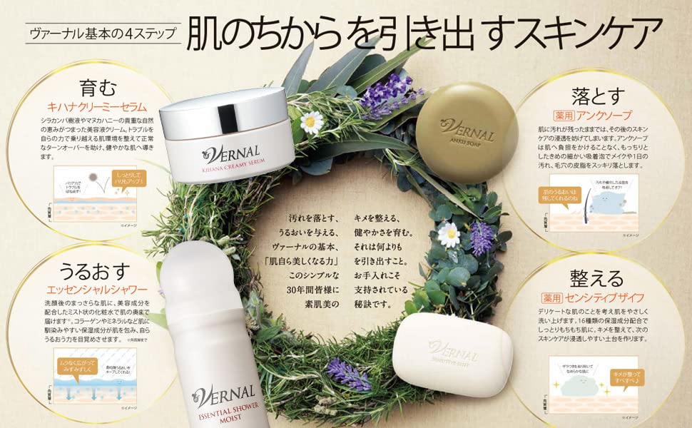 Amazon | ヴァーナル 薬用 センシティブザイフ 110g (3か月分）洗顔