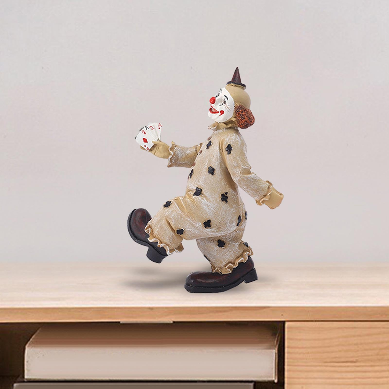 Amazon.co.jp: DeeRace ピエロの置物 ピエロ像 クリエイティブ グッズ