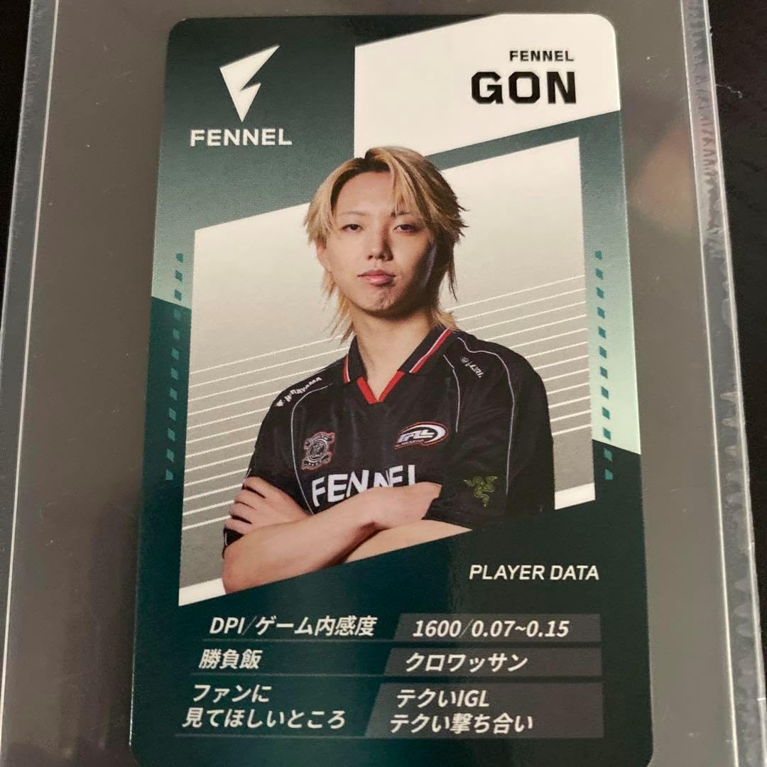 VALORANT プレイヤーカード FENNEL GON VCJ プレイヤーカード FENNEL