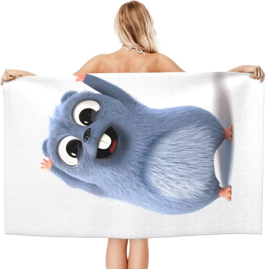 Amazon｜グリジーとレミングス バスタオル Tabodi 速乾ビーチタオル