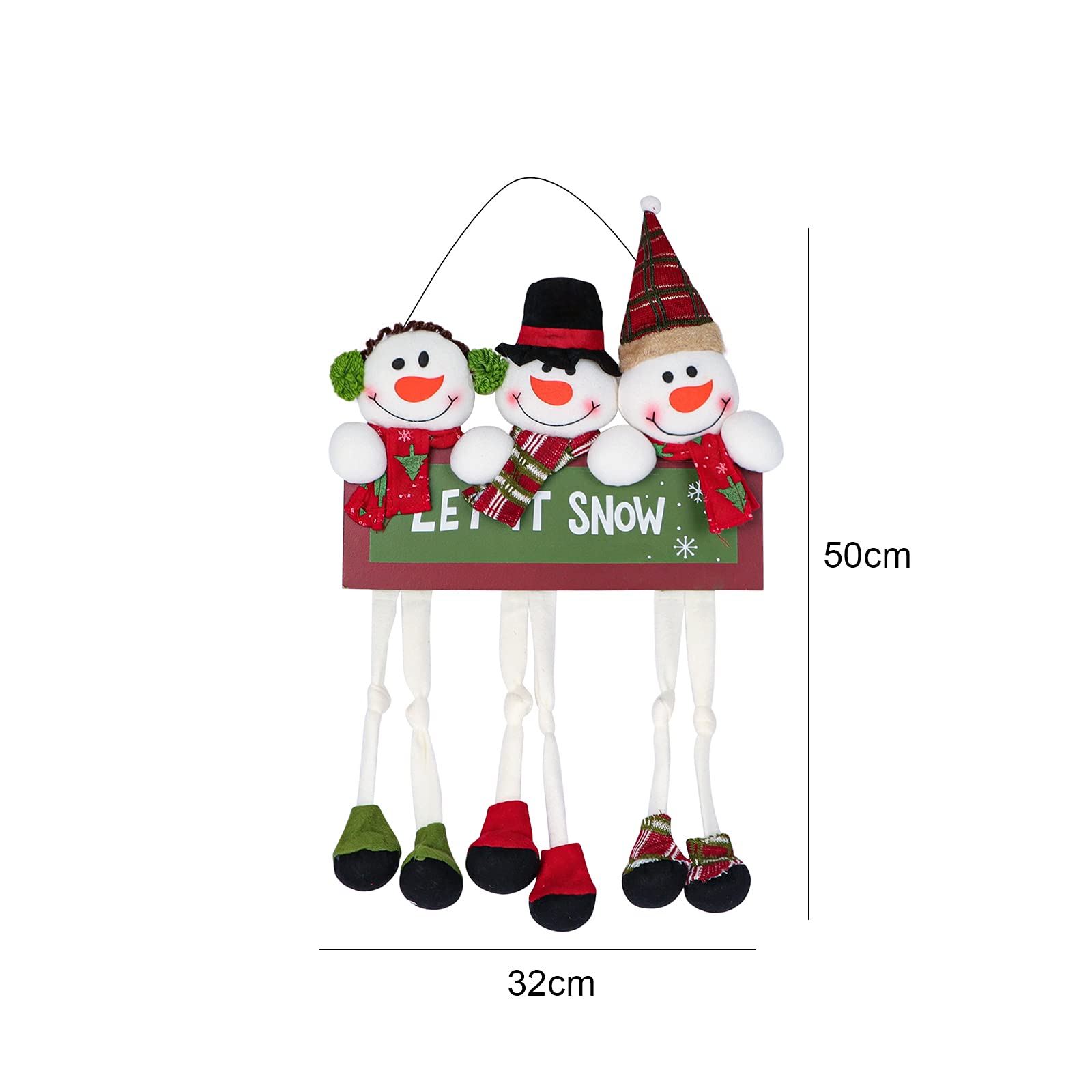 Amazon | HADWAO クリスマスオーナメント 玄関 ドア飾り