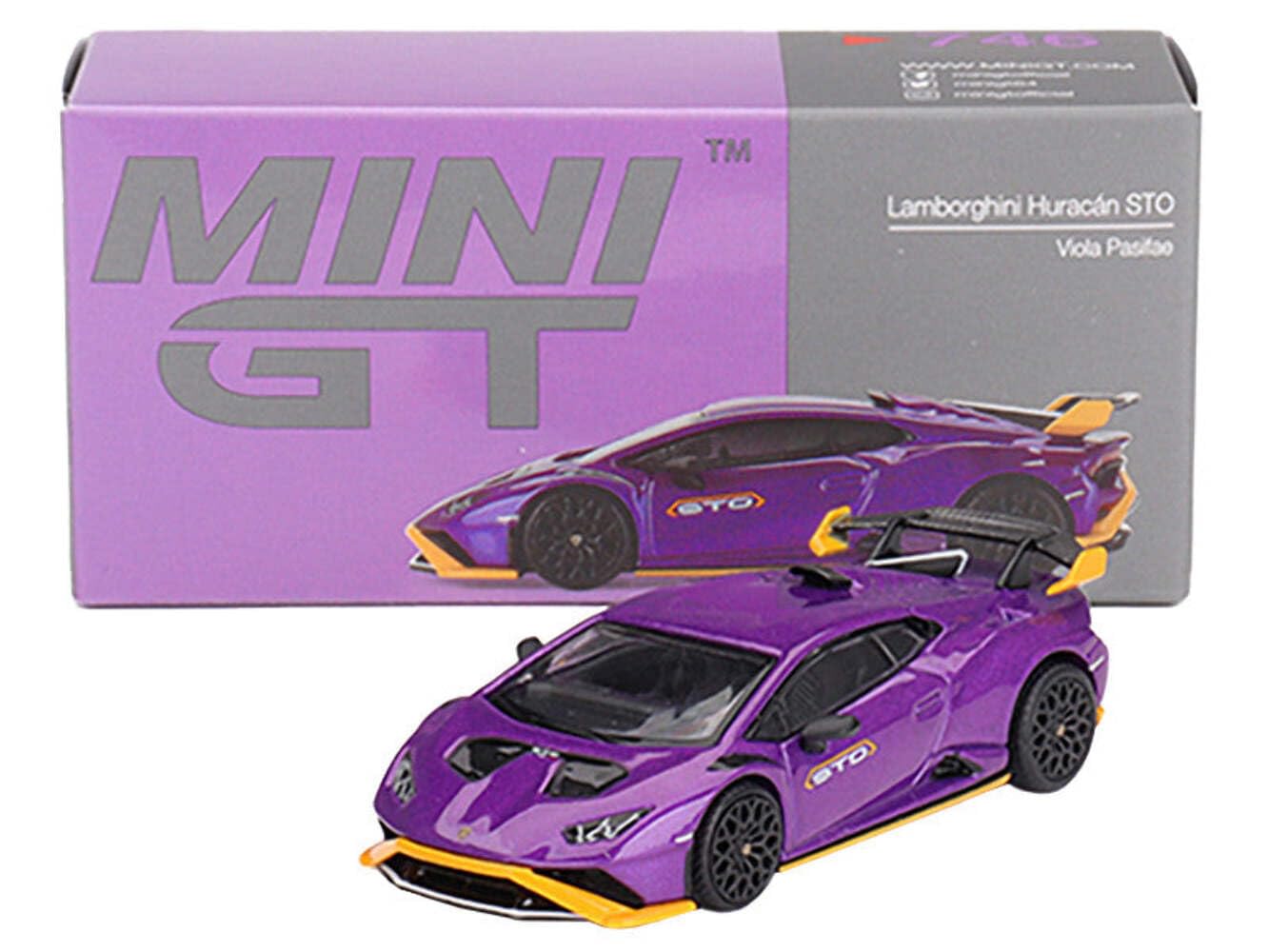 Amazon.com: (Pre-order) Mini GT Lamborghini Huracán STO - Viola