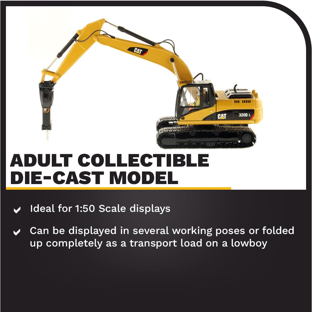 Amazon.co.jp: プラッツ DM85280 1/50 Cat 320D L 油圧ショベル+