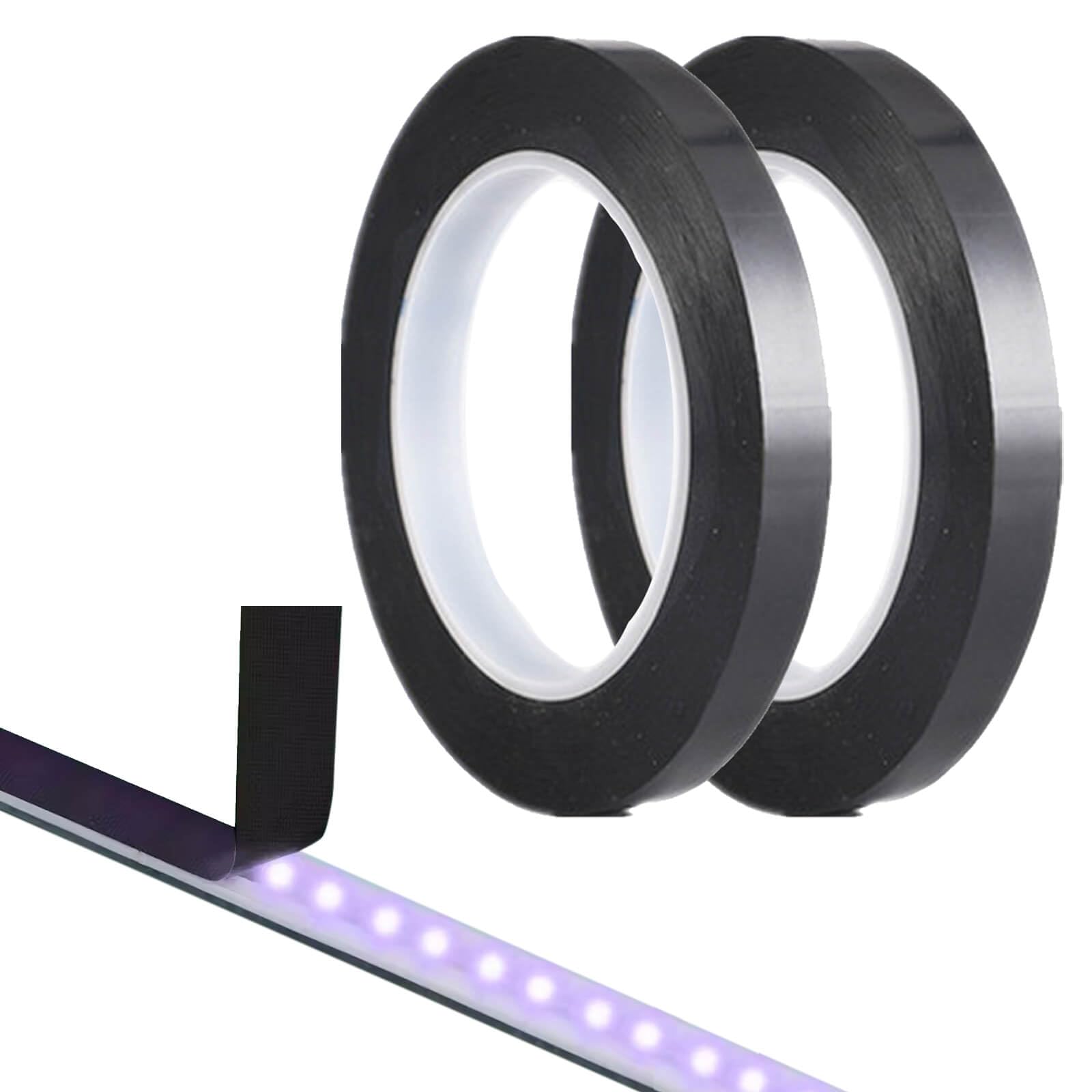 Amazon.co.jp: LED減光シール 遮光テープ 遮光シール ブラック 2個入り