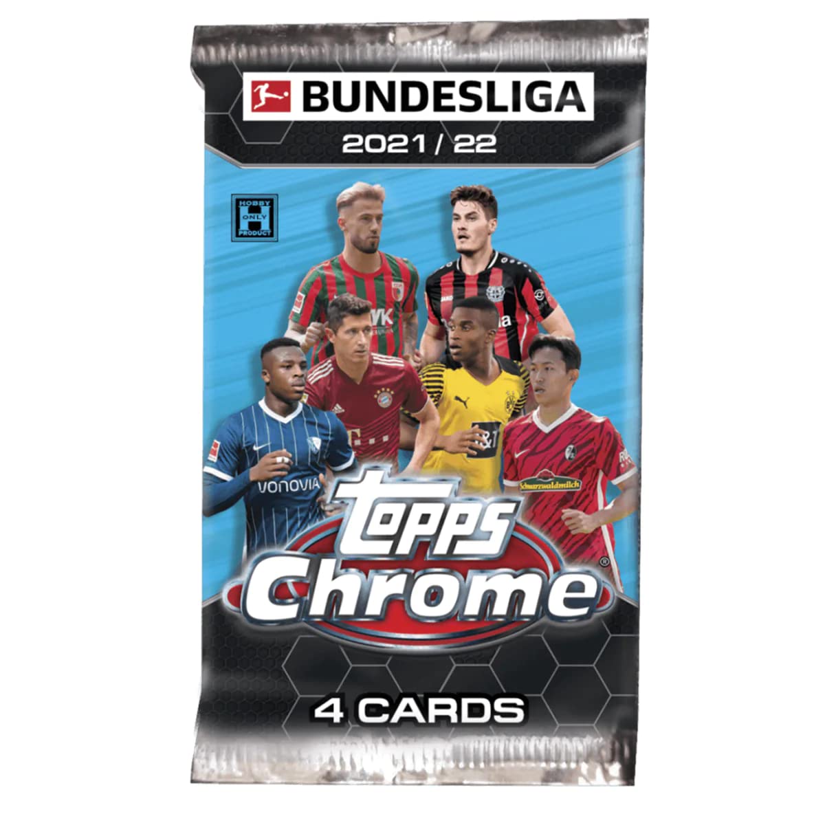 Amazon.com: 2021/22 Topps Chrome Bundesliga Soccer HOBBY box (18