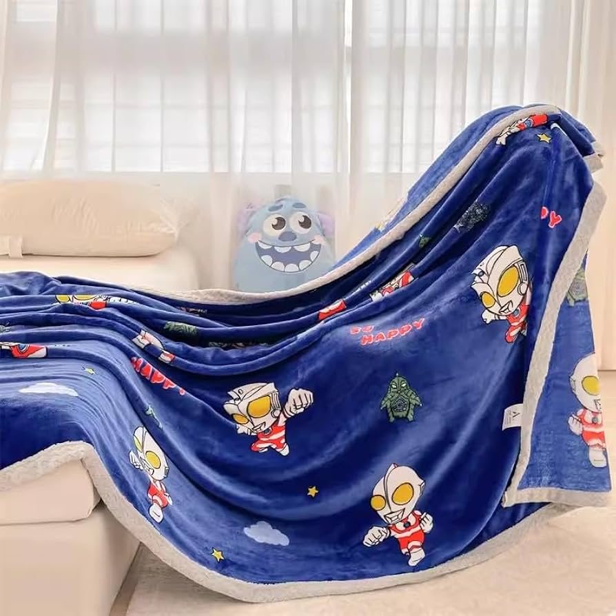 Amazon.co.jp: ウルトラマン 毛布 掛け毛布 フランネルブランケット