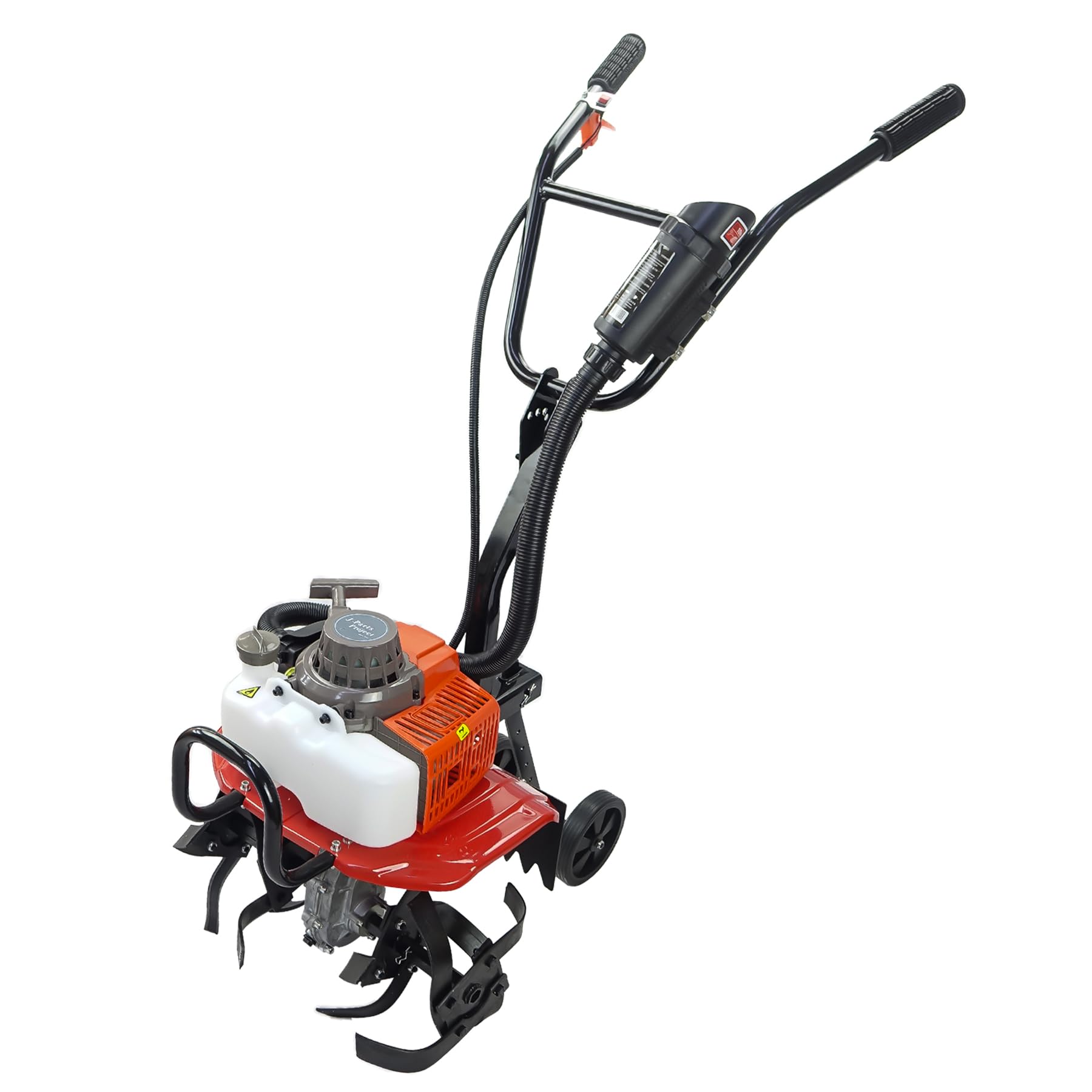 Amazon | MOTOFUTURE 耕うん機 エンジン式 耕運 耕耘 手押し タイヤ付