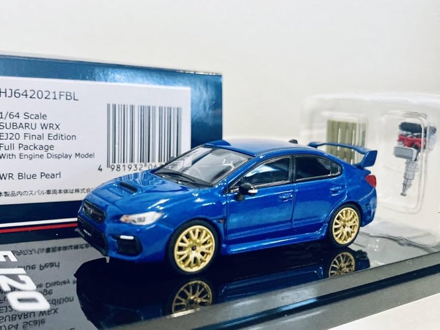 Amazon | 1/64 ホビージャパン スバル WRX STI EJ20 ファイナル