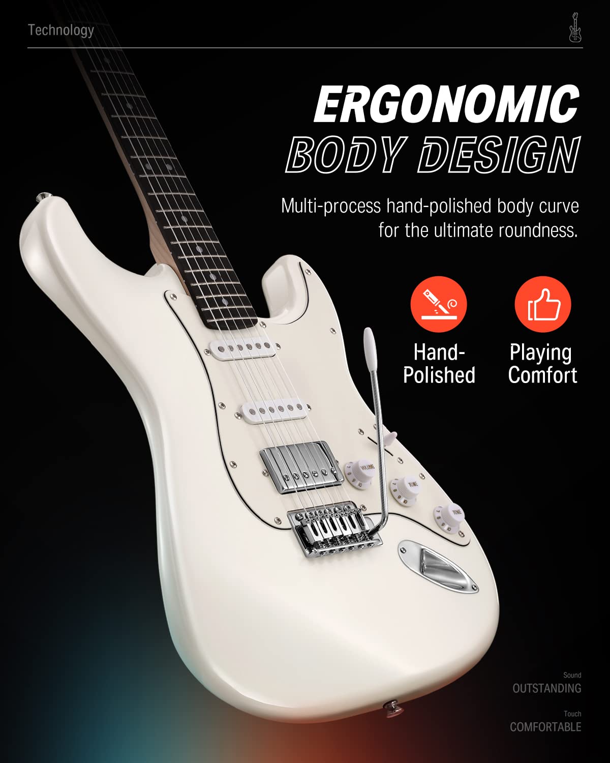 Amazon.com: Donner Electric Guitar, DST-152 39