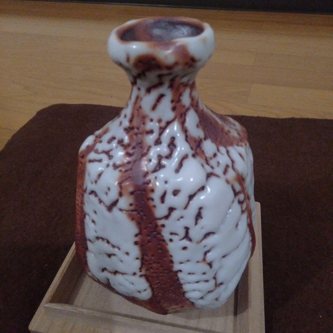 美濃陶器志野焼加藤豊久・酒器：徳利