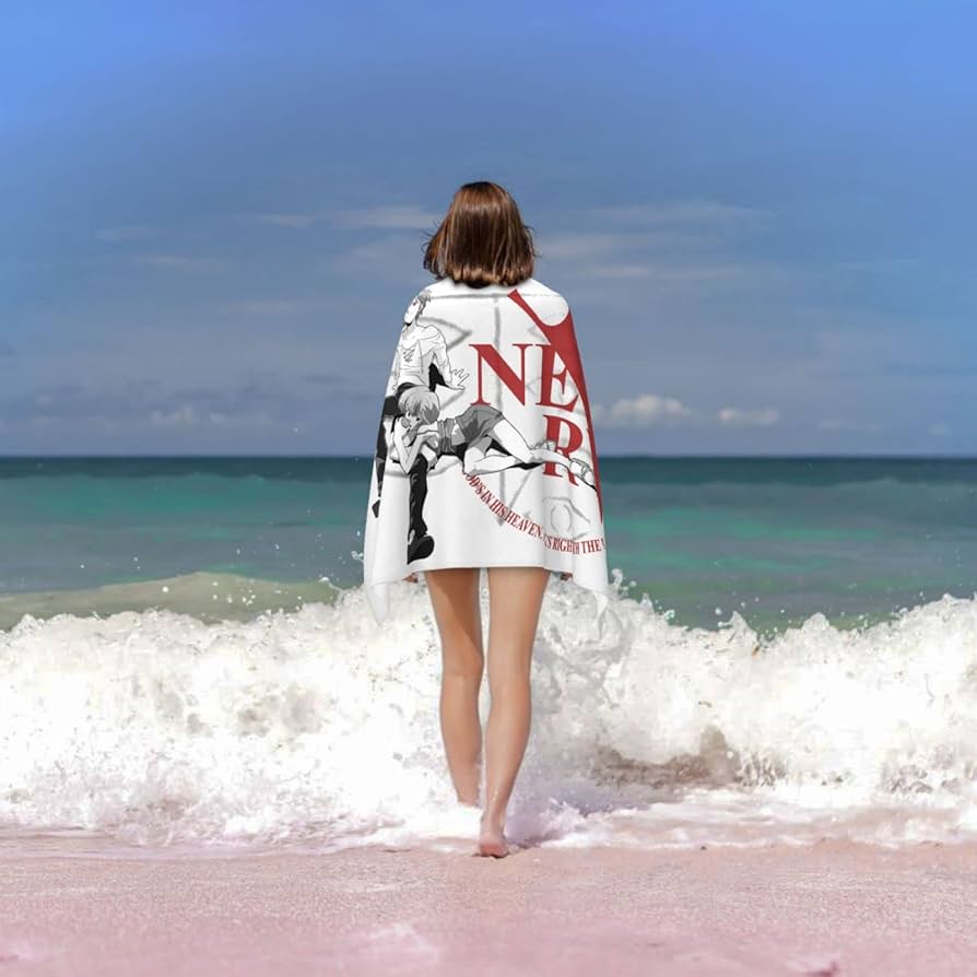 Amazon｜新世紀エヴァンゲリオン バスタオル マイクロファイバー 吸水