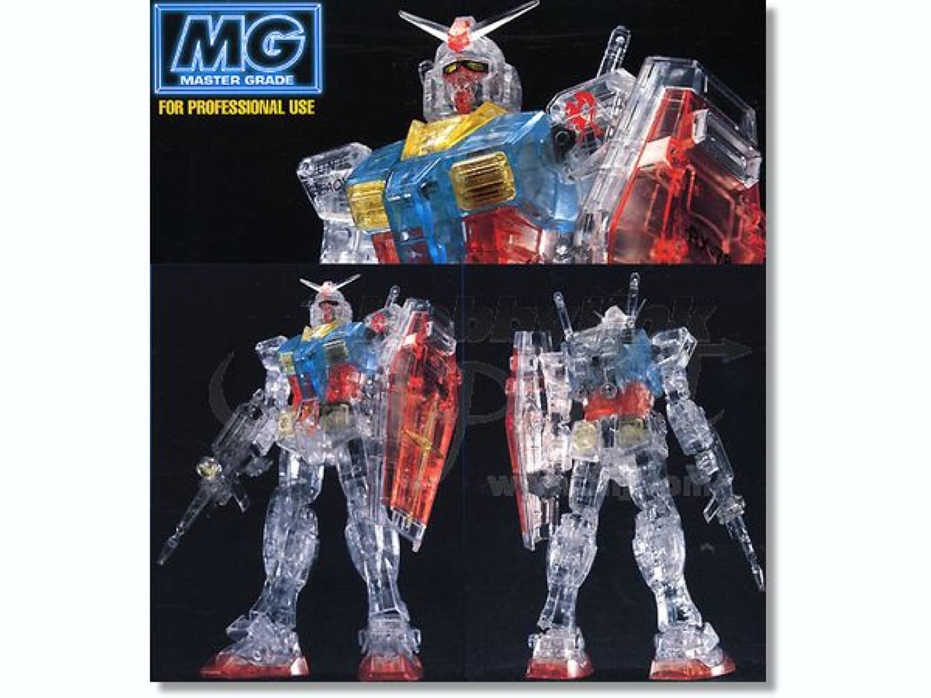 Amazon.com: Gundam MG Gundam RX-78-2 1/100 Scale (Crystal Version