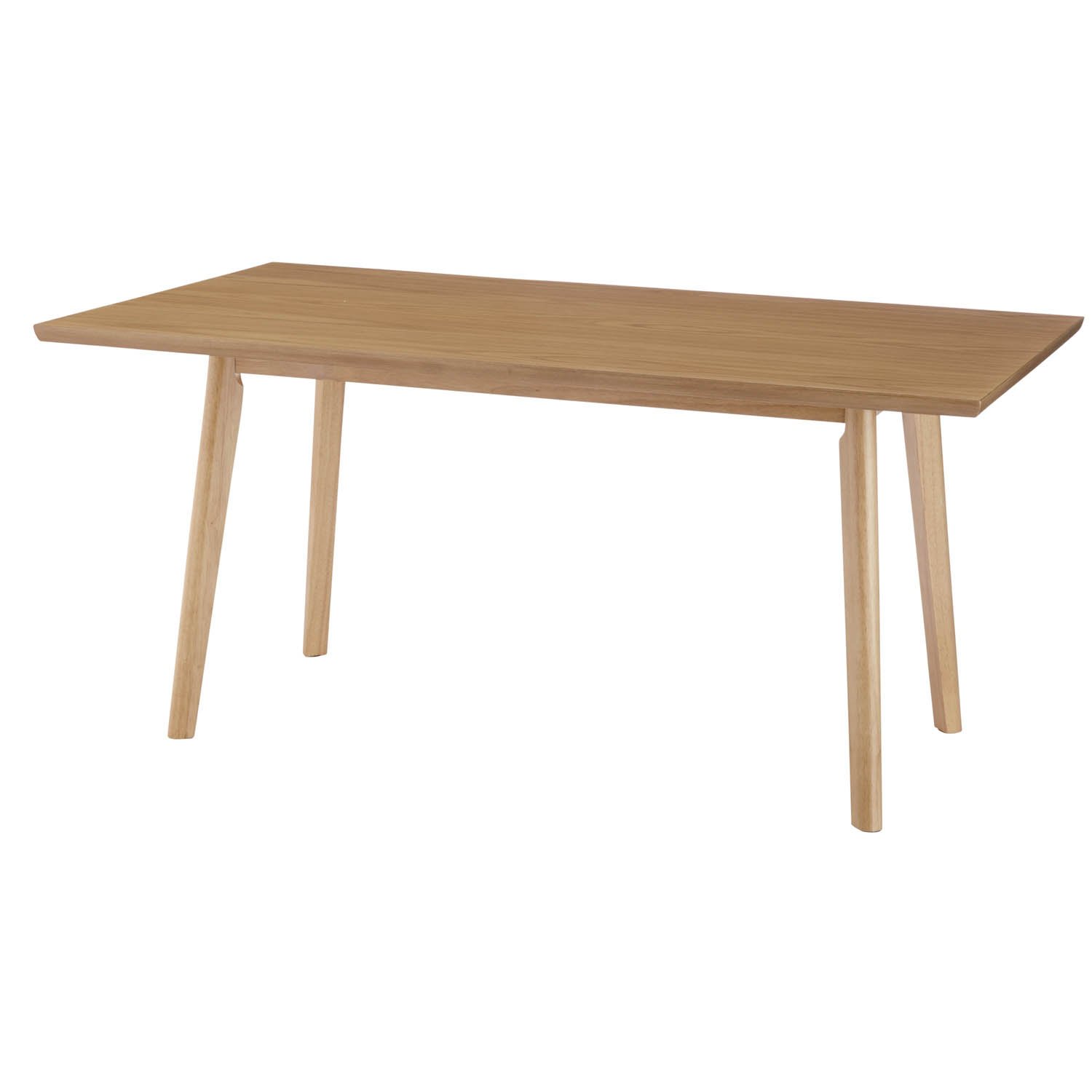 Amazon｜[ベルメゾン] ダイニングテーブル 低め 高さ65cm 天然木