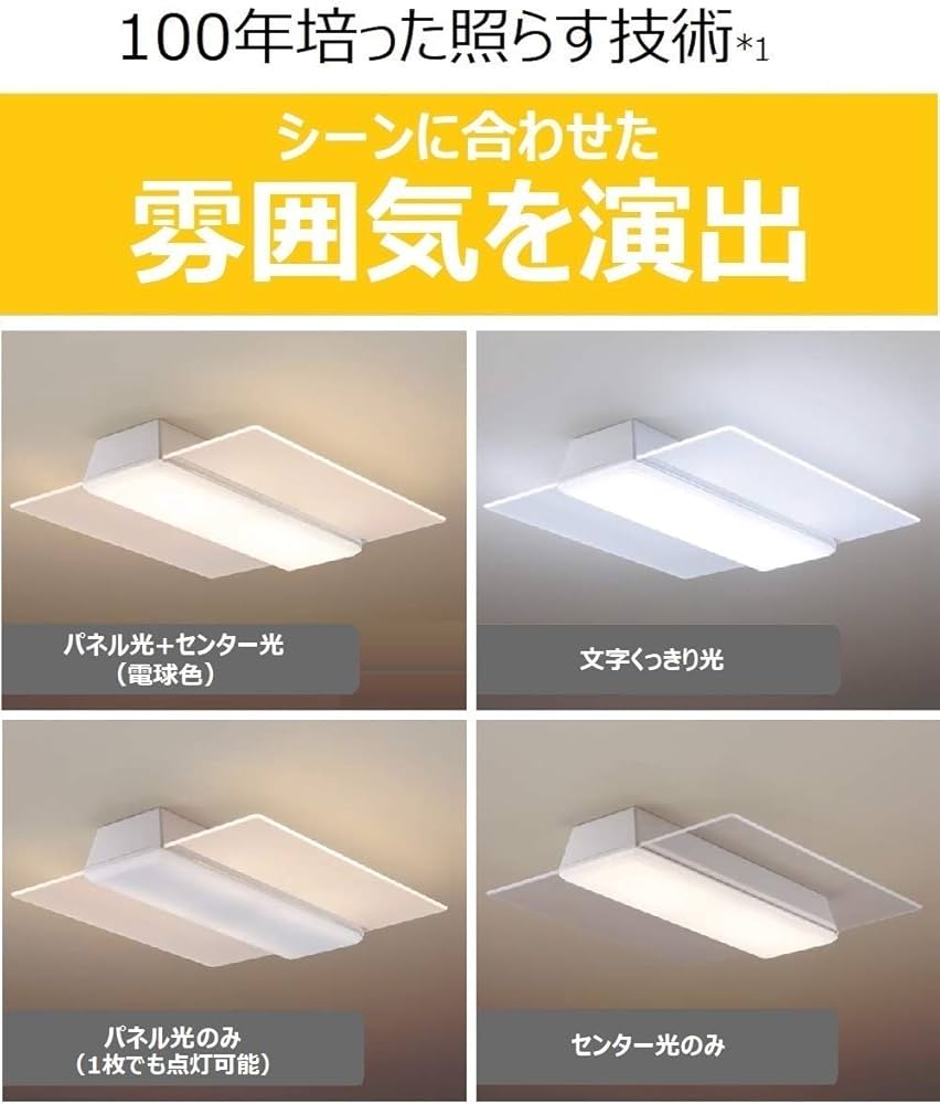 Amazon | パナソニック LEDシーリングライト AIR PANEL LED 角型パネル