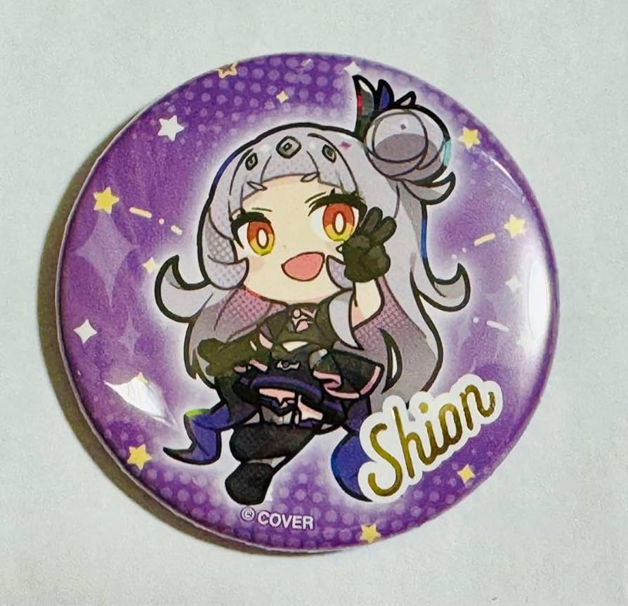 Amazon.co.jp: ホロウィッチ 紫咲シオン 缶バッジ ホロ ライブ C104