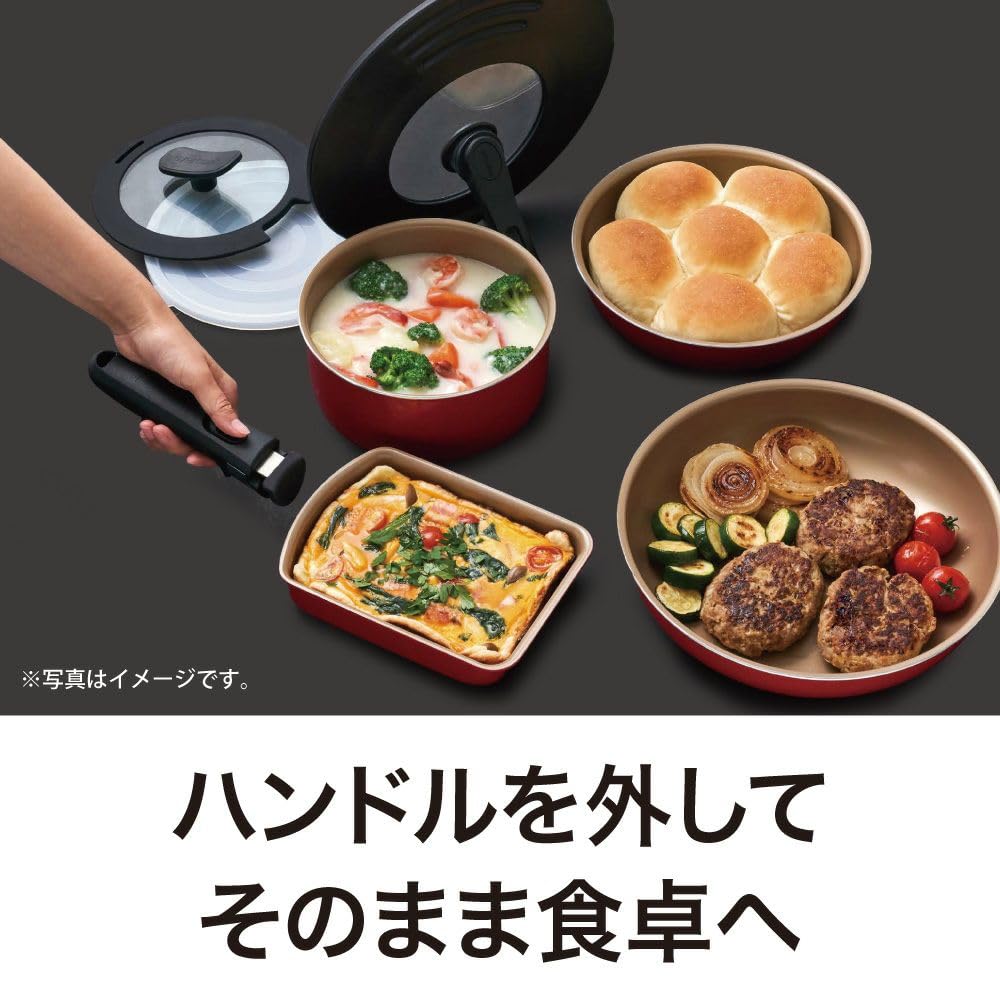 Amazon.co.jp: エバークック フライパンセット 8点セット IH対応 ガス