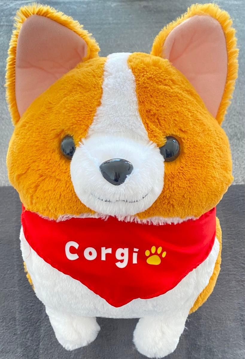 Amazon.co.jp: いち にの コーギー ただいま ぬいぐるみ : おもちゃ