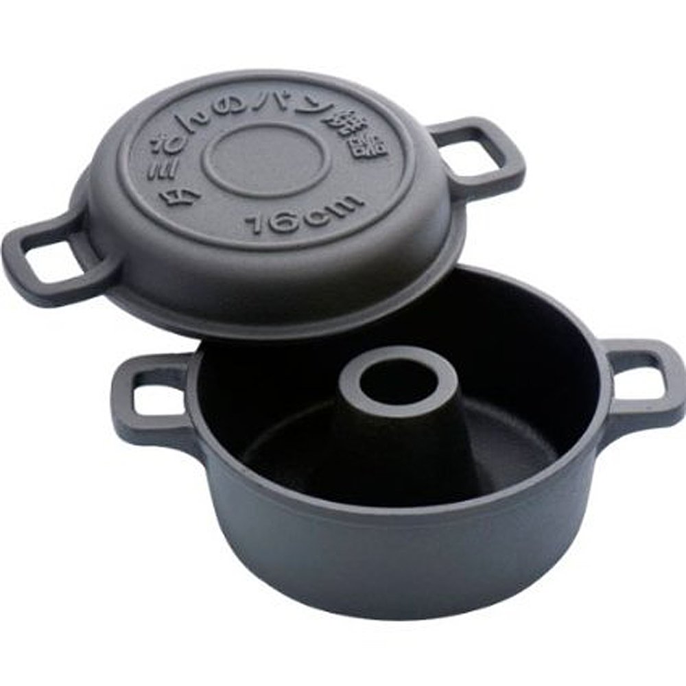 Amazon｜南部鉄器 タミさんのパン焼器 16cm F-366｜グリルパン