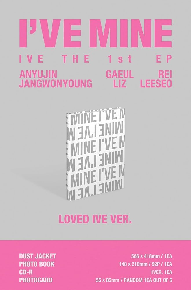 Amazon.co.jp: IVE THE 1st EP 'I'VE MINE'(韓国盤）: ミュージック