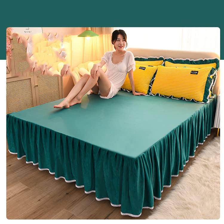 Amazon｜フリース寝具キングサイズセット,4 個シーツ 2 人スカート