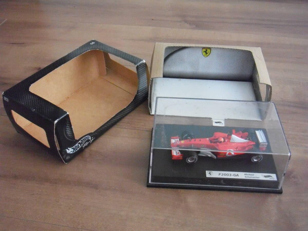 限定品】ホットウィール1/18フェラーリF2003 F1 シューマッハ