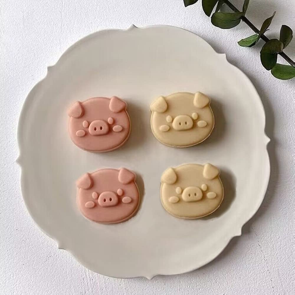 Amazon | 月餅型 50g - クッキースタンプ プラスチック ハンドプレス