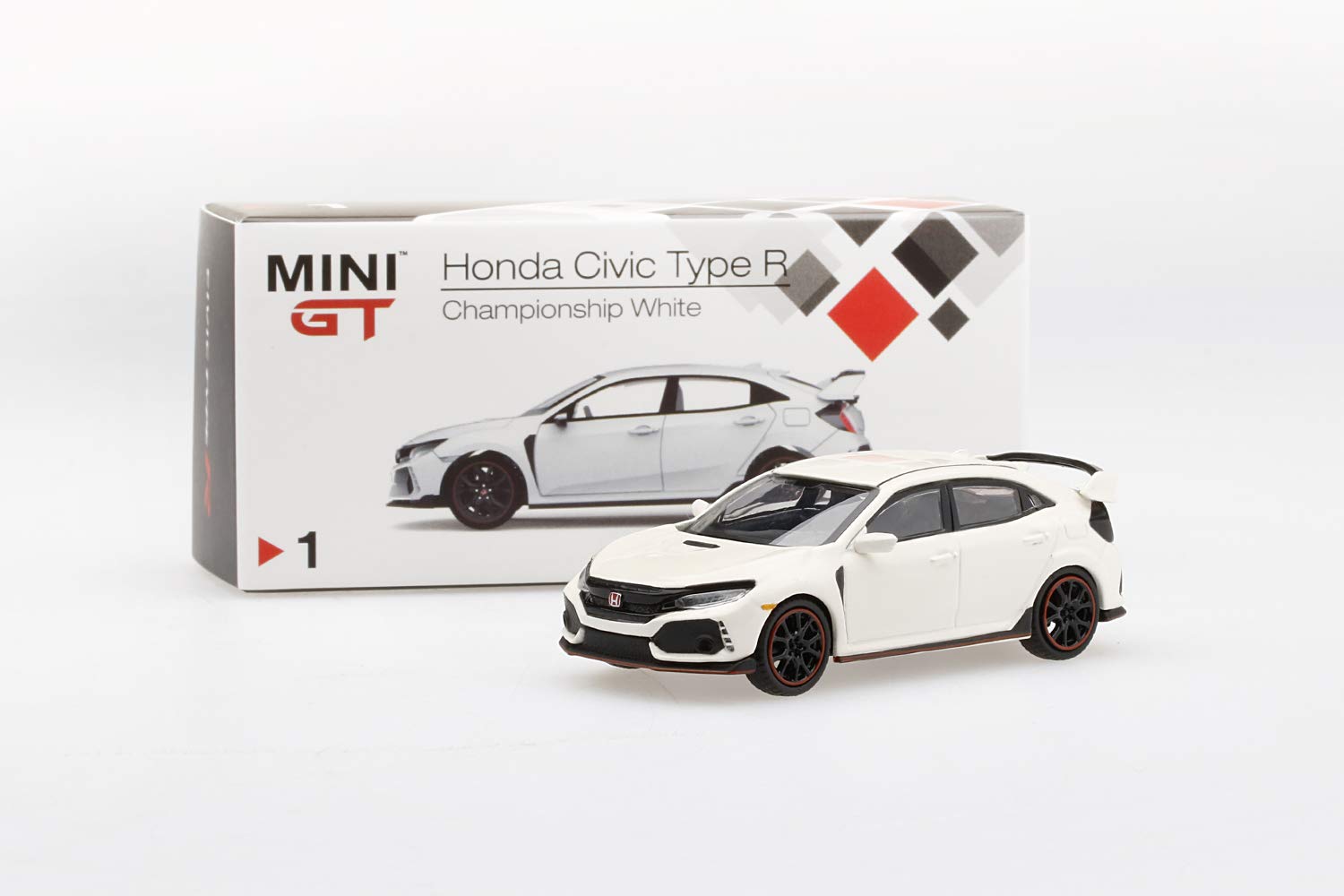 Amazon | MINI GT 1/64 ホンダ シビック タイプR チャンピオンシップ