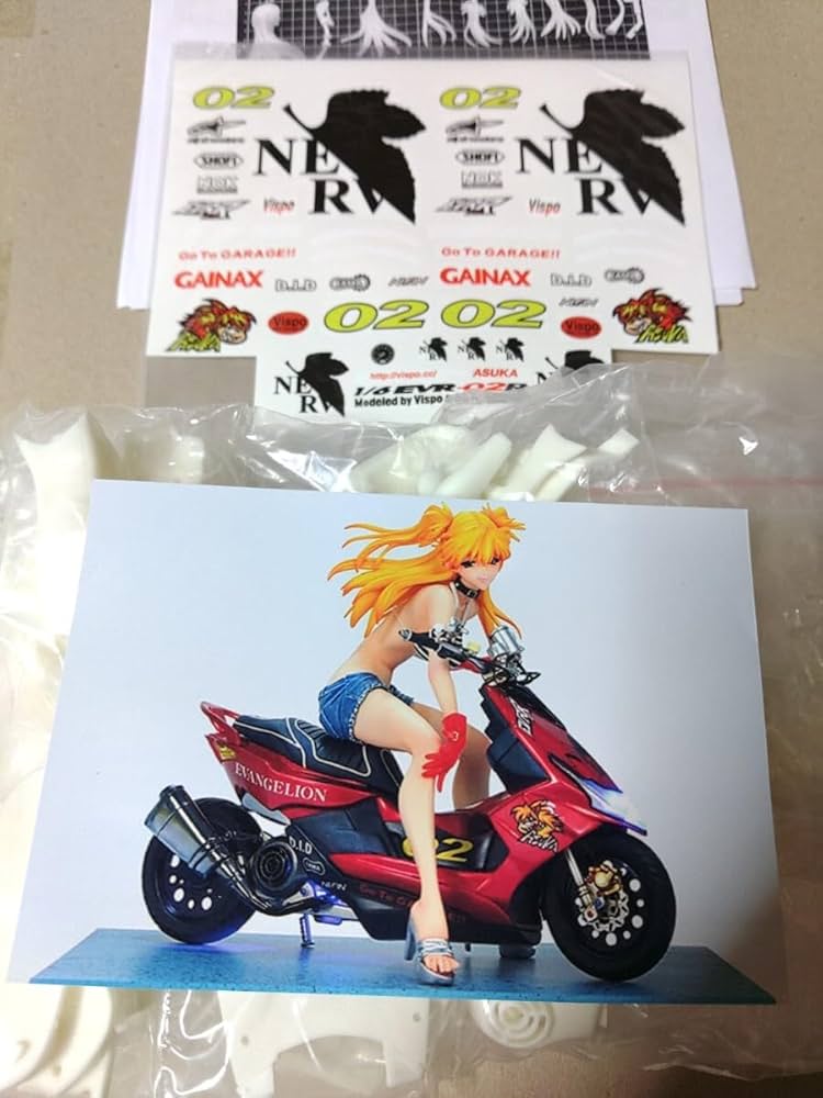 Amazon.co.jp: ガレージキット エヴァ アスカ バイクキット ガレキ