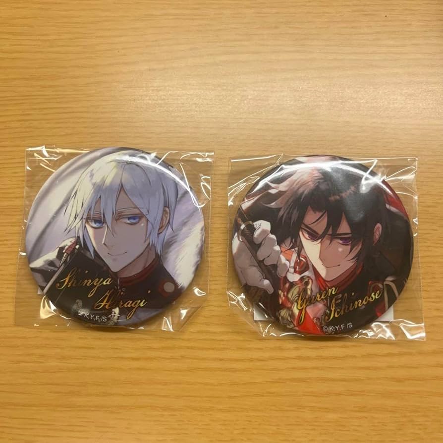 Amazon.co.jp: 終わりのセラフ10周年記念展原作 ビッグ缶バッジ 一瀬