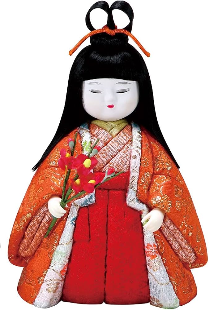 Amazon | 木目込み 人形 キットきめこみ 材料 木目込み雛人形「紅梅