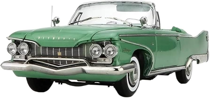 Amazon | ミニカー 1:18 プリムス 1960 ダイキャスト合金クラシック