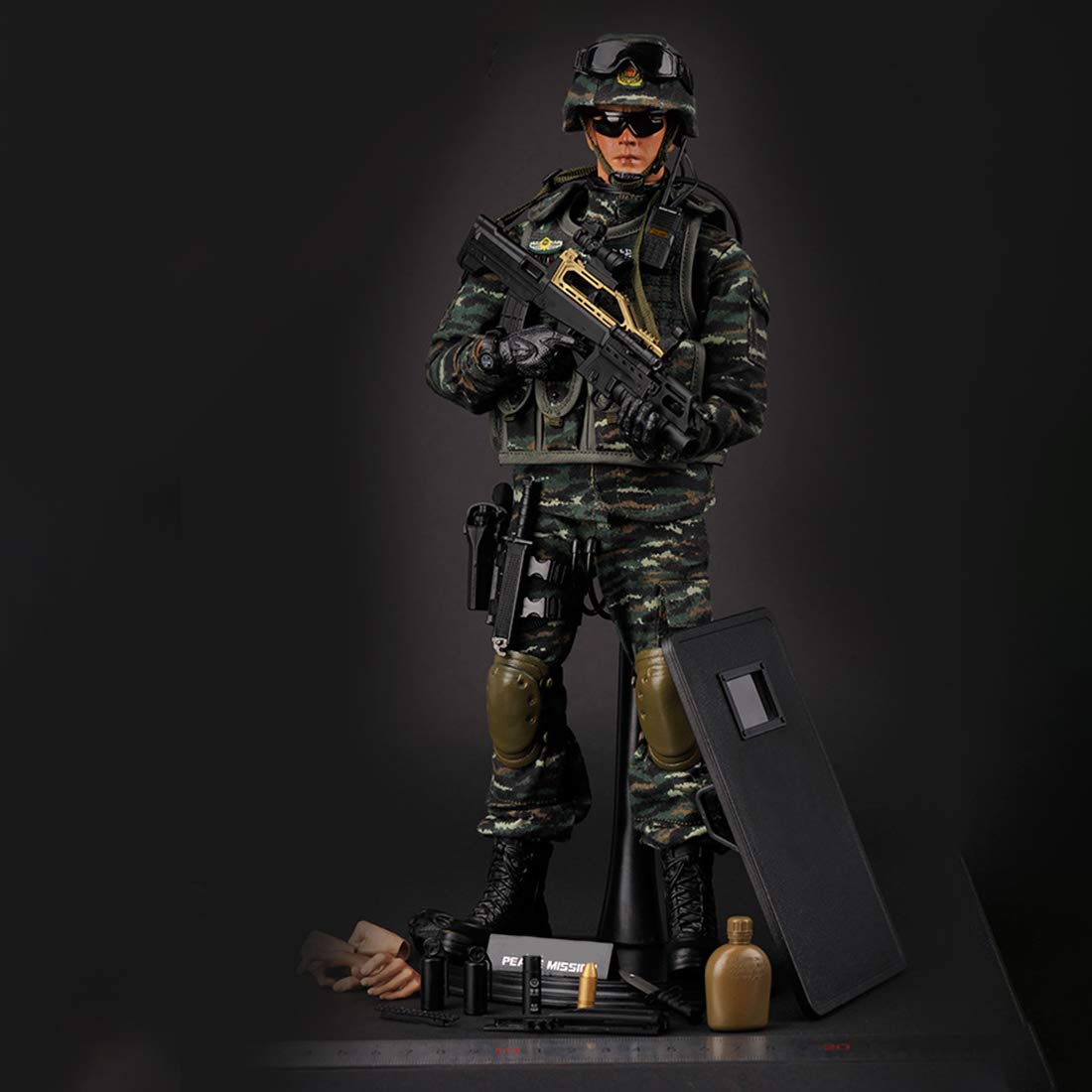 Amazon.co.jp: Scakbyer 12インチ アクションフィギュア ミリタリー