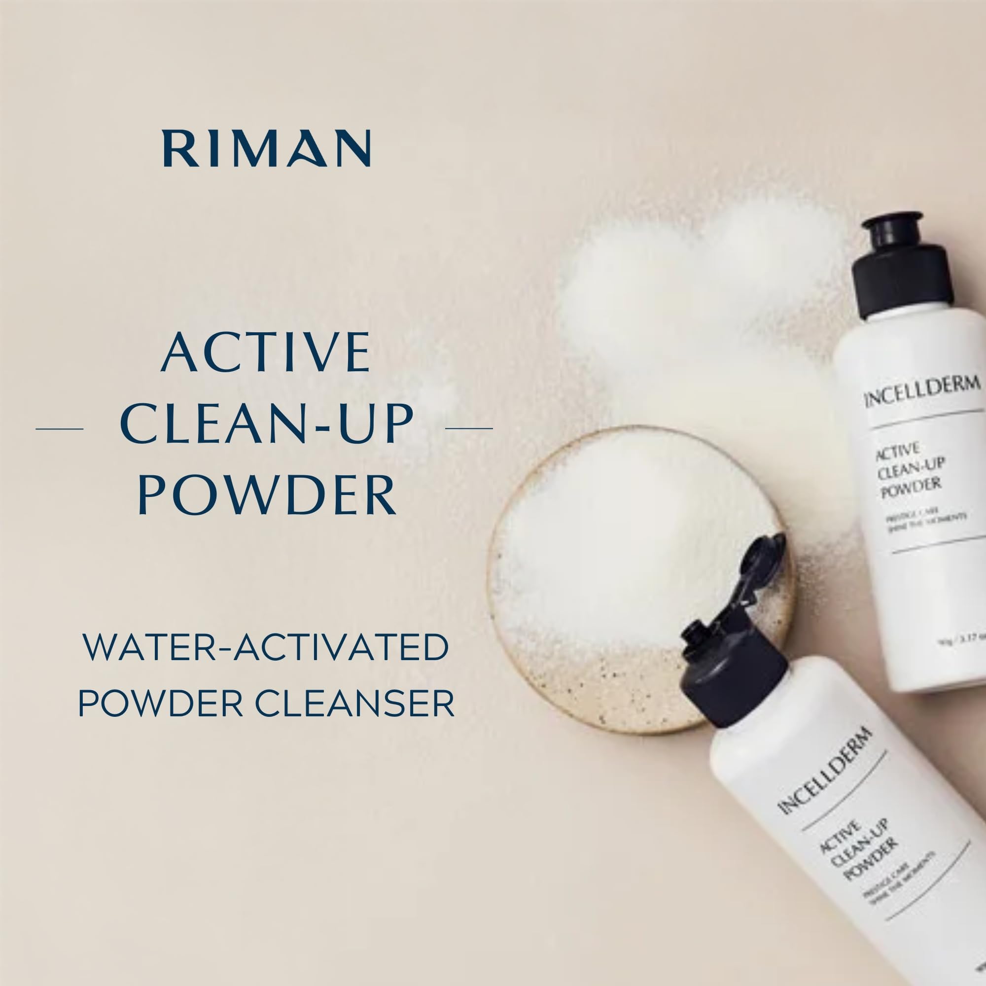 Amazon.com: INCELLDERM Active Clean-Up Powder 90g (3.17oz) | Water