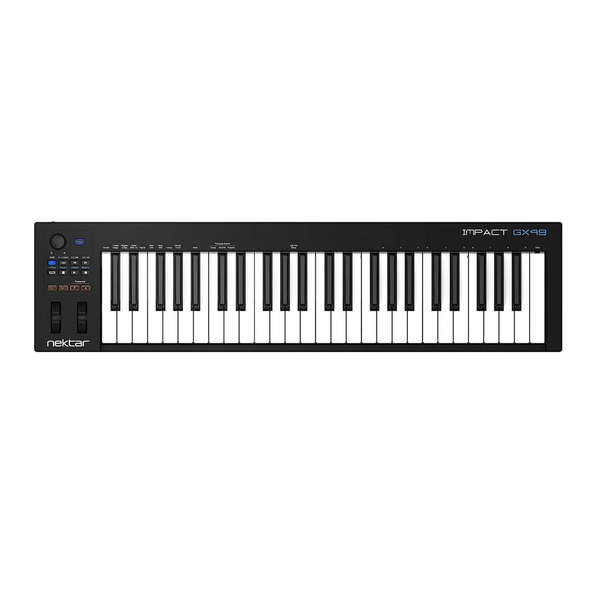 Amazon.com: Nektar Impact GX49 | USB MIDI Controller Keyboard with